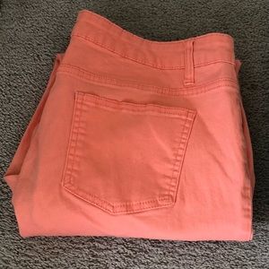 Crown and Ivy Coral pants size 12 NWOT